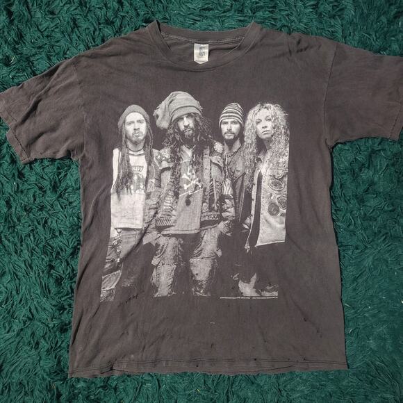 Vintage 1995 White Zombie Band Tee Rob Zombie Metal Tour Shirt - Picture 1 of 9